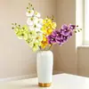 Orquídea Phalaenopsis artificial de tacto realista, adorno decorativo de alta gama, arreglo floral, adorno de Phalaenopsis, venta al por mayor de flores artificiales