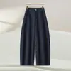 Pantalones Elegantes Curvos para Mujer 2026 Verano de Cintura Alta Sueltos Tallas Grandes Adelgazantes y Favorecedores Pantalones Banana
