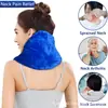 Nueva Cubierta de Tela de Franela con Bolsa de Hielo Autoabsorbente de Agua en el Interior, Diseño Cálido, Bufanda Multifuncional para Aliviar el Dolor de Hombro y Cuello