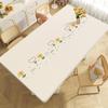 Mantel Individual para Mesa de Comedor Impermeable a Prueba de Aceite Antiescaldante Cuero PVC Mantel Desechable Protector de Escritorio para Mesa de Café Sensación de Lujo Ligero de Alta Gama