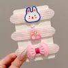 Grampo de Cabelo com Velcro Mágico Infantil para Arrumar o Cabelo, Presilha de Cabelo de Desenho Animado Não Danifica para a Parte de Trás da Cabeça, Atacado para Bebês