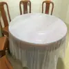 Toalha de mesa descartável espessada 10-100 peças de plástico mesa redonda toalha de mesa quadrada hotel banquete de casamento óleo à prova d'água