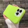 Capa de Silicone Líquido em Gel com Sensação de Gelo Adequada para Celular Apple 18 Capa para iPhone17Promax Totalmente Envolvente Anti-Queda Premium