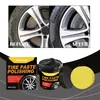 Hikmarion Creme para Brilho de Pneu de Carro Cuidado Diário para Pneus de Carro Creme de Polimento e Limpeza