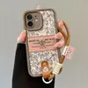 Adequado para Apple XS Pulseira com Rebites Iphone6Plus Flores Pintadas à Mão Moda 11 Transfronteiriça Se2 Capa de Celular 7/8P