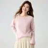 Lindo e elegante top de tricô com renda de borboleta no ombro para mulheres, novo estilo de outono, extremamente bonito e único
