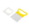 Acero Inoxidable Inserto para Cebolla Ablandador de Carne Rebanadora de Frutas y Verduras Gadget de Cocina Procesador Rebanadora de Aguja para Cebolla