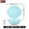 Cazuela de Melamina Imitación Porcelana con Dos Asas para Pollo Estofado, Fideos Picantes y Hot Pot, Cazuela de Plástico Colorida Comercial, Tazón Anticaída y Antiescaldado