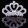Coreano Crianças Coroa Acessórios de Cabelo Meninas Pente de Cabelo de Strass Meninas Estilo Lótus Performance Headwear Acessórios de Performance Atacado