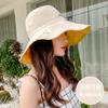 Novo Chapéu de Pescador Feminino Primavera e Verão Proteção Solar Praia Coreano Casual Outdoor Ciclismo Chapéu de Sol Versátil