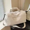 Bolsa de Viagem Grande Capacidade Portátil para Armazenamento de Bagagem Compartimento Independente para Sapatos Bolsa para Natação Yoga Dança Fitness Bolsa para Treinamento Esportivo
