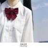 Uniforme Jk Traje de Marinheiro Cor Sólida Fosca Laço de Pena Ciano Estilo Japonês Estilo Chanfrado Estilo Preppy Laço