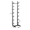Vipr Suporte de Rack de Armazenamento de Tubo de Canhão Multifuncional Fitness Casa TPR Tubo de Treinamento Ponderado Levantamento Rack Pequeno de Ferramentas para Personal Trainer