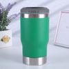 Taza Termo de Acero Inoxidable de Doble Pared para Viajes 14oz Tanque para Almacenamiento Frío de Cerveza Vacío de Doble Capa con Abrebotellas Portátil Taza para Coche