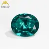 Gema Artificial Forma de Ovo Paraíba Nano Wuzhou Superfície Rb Pontiaguda Pedra Bruta Preço de Atacado Direto da Fábrica