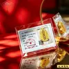 Pegatinas para Teléfono de Oro Puro 999, Láminas de Oro para Hacerse Rico de Princesa, Imanes de Refrigerador de Fortuna, Tarjetas de Oro de Tesoro, Regalos al por Mayor
