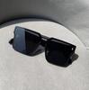 Nuevas Gafas de Sol de Lente Integrada de Montura Grande para Hombres y Mujeres, Gafas de Sol Anti-uv, Gafas de Moda Europea y Americana para Afinar el Rostro Grande
