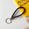 Chaveiro de corda de couro trançado com detalhes chaveiro de casal chaveiro de carro pequeno presente chaveiro colorido atacado