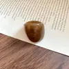 Anillo Minimalista de Moda Redondo con Degradado de Resina, Anillo Único y Versátil para el Dedo Índice, Joyería de Lujo Ligero de Gama Alta al por Mayor