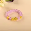 Venta directa de fábrica pulsera de ágata calcedonia imitación oro vietnamita obsidiana valiente puesto de joyería regalo venta en vivo