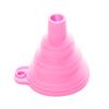 Embudo de plástico plegable portátil para cocina, embudo de cuello largo, embudo de plástico plegable, embudo pequeño retráctil, venta al por mayor