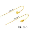 Collar Dorado de Larga Duración y Resistente al Desgaste con Diseño de Loto, Nuevos Aretes y Anillos de Estilo Chino de Verano para Mujer, Joyería de Cobre Dorado Imitación de Alta Gama