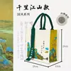 Bolsa de Lona Personalizada com Estampa de Paisagem, Bolsa Tote de Lona Impermeável da Moda para Estudantes, Compras e Uso Ecológico, com Impressão de Logo