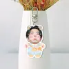 Llavero Acrílico Blanco Doble Cara de Xiao Zhan Colgante para Bolsa de Fan Support Colgante para Mochila Mercancía de Celebridad Diseño Personalizado
