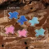 Pendientes de Colgante Geométricos de Moda Sencillos de Venta Caliente Transfronterizos, Pendientes Versátiles de Rombo Rectangular Coloridos de Nicho Único para Mujeres