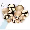 Botones Metálicos Clásicos de Moda Superficie Curva Superficie Brillante Hebilla de Hongo Hebilla para Abrigo Rompevientos Suéter Cárdigan Camisa Abrigo de Hombre y Mujer
