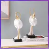 WG6Q Adornos de Niña de Ballet Clásico Lujo Ligero Mueble de TV Aparador de Vino Decoraciones para el Hogar Arte de Danza Alta