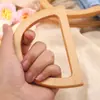 Al por mayor del fabricante Broche Metálico con Forma de D de Madera para Bolso de Mano, Asa de Metal Semicircular para Caja de Regalo, Anillo de Mango de Madera Accesorios para Bolsos