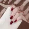 Uñas postizas al por mayor herramientas de arte para uñas puntas de uñas postizas producto terminado removibles esmeriladas lindas hacen que la piel se vea clara parches de uñas de dibujos animados
