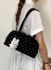 Yuezhi 2026 Verano Nueva Moda Lunares Un Hombro Axila Bolso de Mano Bolso Boston Bolso Tote Pequeño Bolso Almohada