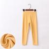 Calça Infantil de Veludo Zhende Dupla Face Sem Costura Média e Grande Calça Quente para Casa Infantil Leggings com Forro de Fleece Calça de Outono para Bebê Meninos e Meninas