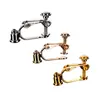 Accesorios de Conversión de Clip para Oreja DIY Invisibles Aretes de Botón Galvanizados que Conservan el Color Sin Perforación Doloroso Convertidor de Clip para Oreja con Tornillo Giratorio