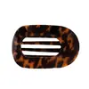 Nuevo Clip de Tiburón Curvo Elegante de Disco Plano Ovalado Nuevo para el Cabello Trasero Pinza para el Cabello con Diseño de Arco