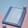 2024 para ipad10 tecla redonda cor teclado bluetooth 11 três sistema universal portátil fino teclado tailandês