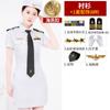 Camisa de uniforme feminino de marinheiro de verão, roupas de trabalho de tripulação para meninas, roupas de performance para bar KTV, roupas de trabalho de segurança feminina