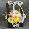 Cesta de Papel Bonsai, Flores Artificiais para o Festival Qingming, Flores Frescas Artificiais, Produto Acabado com Vaso, Flores Artificiais, Flores Artificiais para Ofertas em Túmulos, Cesta de Flores