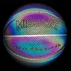 Bola de Basquete Refletiva Luminosa Legal Não. 7 para Adultos e Estudantes, Adequado para Uso Interno e Externo, Resistente ao Desgaste, Alta Elasticidade, Antiderrapante Esportivo Basquete