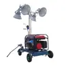 Caminhão de Iluminação Empurrado à Mão Personalização 5,7m 9m Farol de Iluminação Guincho Manual Levantamento Automático Caminhão de Iluminação de Emergência