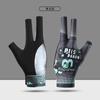 Guantes de Billar Snooker Billar Dedo Abierto Pantalla Táctil Transpirable Resistente al Desgaste Cómodo Antideslizante Guantes Ligeros Mano Izquierda Paquete Individual