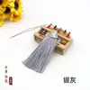 8cm Boquilla de Pescado Borla Aleación de Imitación Nudo de Gorra Colgante de Borla Encanto Accesorios