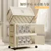 Armario de almacenamiento plegable hecho a medida para uso doméstico, estantería de almacenamiento multicapa, no requiere instalación, armario de almacenamiento de plástico para ropa de bebé y niños