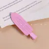 Pala Pala Pinza para el Cabello Color Macarrón Impresión de Marca Pinza Inferior DIY Pinza de Pico de Pato Pinza Lateral para Flecos de Color