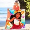 Toalla de Baño Infantil Oficial Moana de la Tienda Disney, Absorbente, 100% Algodón Puro, Producto Oficial de Disney