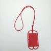 Estuche Colgante de Cuello de Silicona para Tarjetas Cuerda para Colgar el Teléfono Móvil Pegatina de Tarjeta Tarjeta de Banco Tarjeta de Autobús Pegatina de Tarjeta de Identificación LOGOTIPO Imprimible