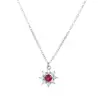 Collar Pequeño de Sol Chapado en Plata de Ley S925 con Oro de 18 Quilates con Incrustación de Circonita, Cadena Fina para Mujer, Cadena para Clavícula de Girasol de Lujo Ligero de Gama Alta