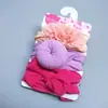 2020 Nova Faixa de Cabelo para Bebê Acessórios de Cabelo Elásticos para Bebê Faixa de Cabeça com Laço de Renda de Nylon para Crianças Conjunto de Três Peças